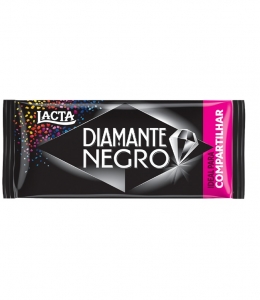 Tablete de Chocolate Diamante Negro 135g Lacta