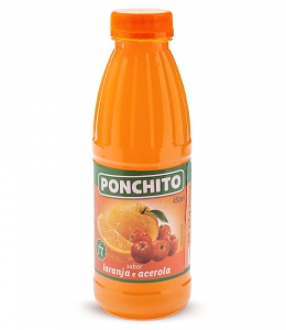 REFRESCO  450ML PONCHITO LARANJA COM ACEROLA