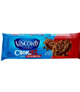 BISCOITO COOKIES  60GR VISCONTI  CHOCOLATE